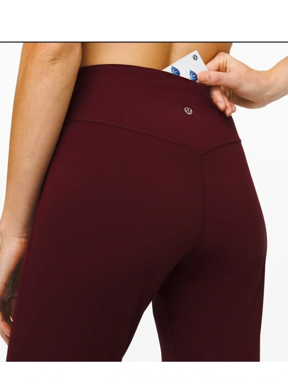 Lululemon align high rise joggers garnet 6